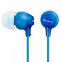 Sony Auriculares intraurales MDR-EX15LP/LI Azul con conector jack 3.5 mm y cable de 1.2 m